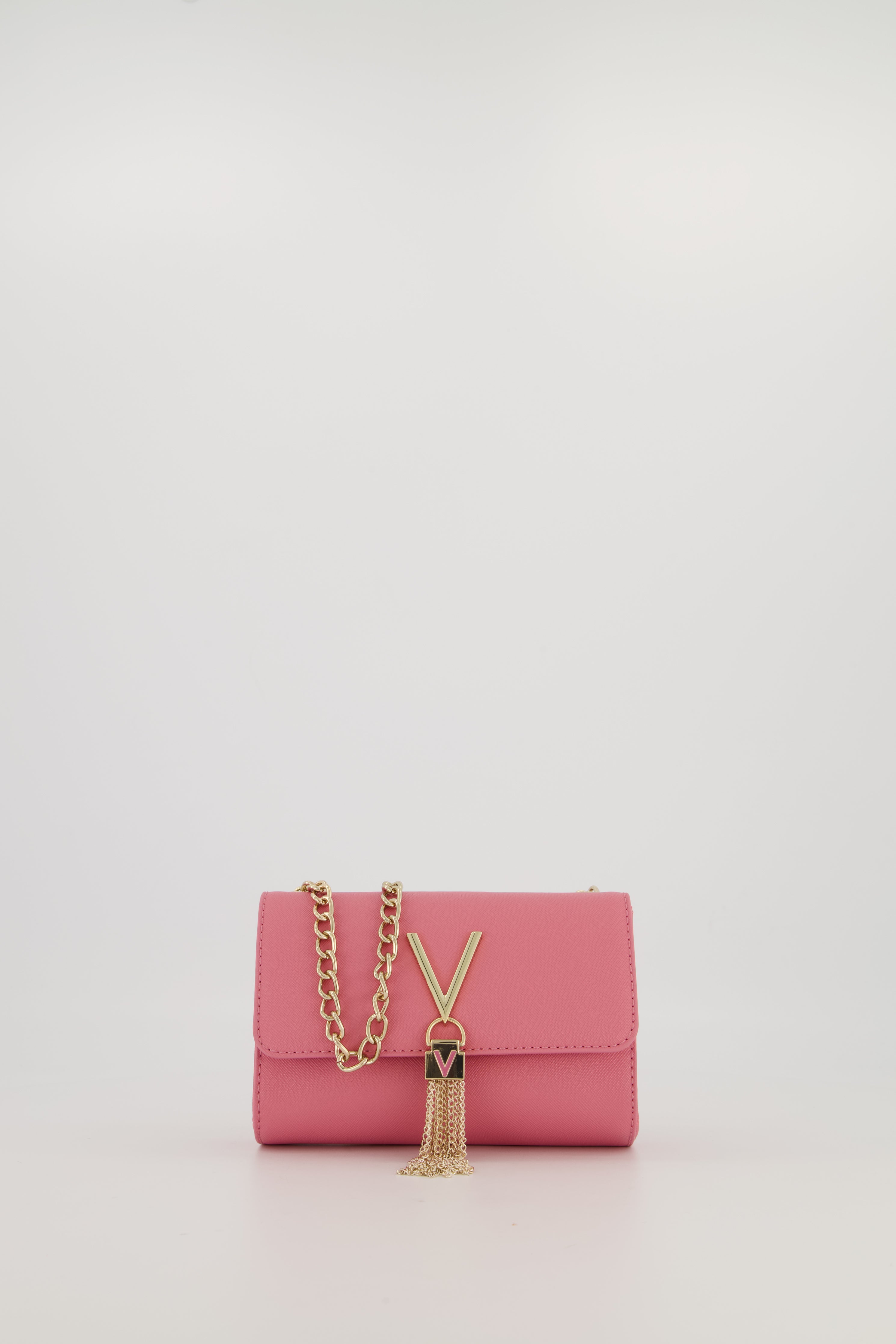 Women's Valentino Bags Rosa Pink Divina Small Clutch Crossbody Bag